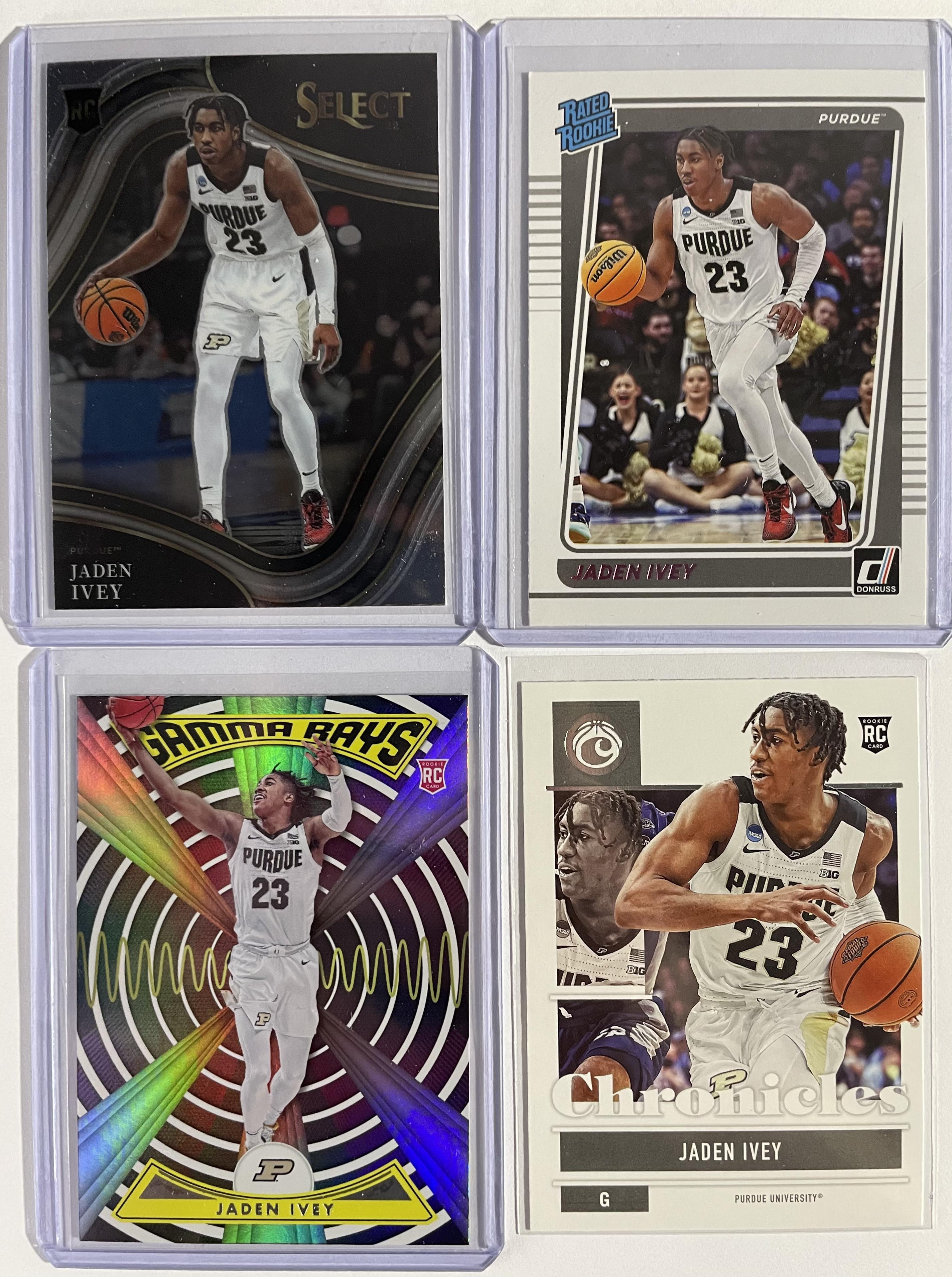 2022-23 Panini Prizm Jaden Ivey + Mosaic Breakaway Prizm Rookie Set (x10)