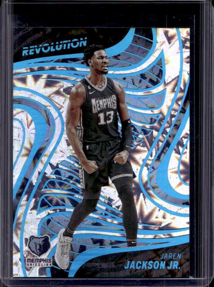 2022-23 Panini Revolution Jaren Jackson Jr. Impact Blue Parallel /149