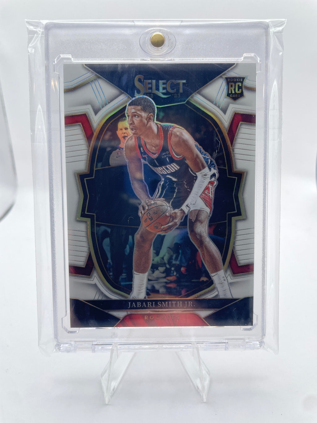 2022-23 Panini Select Jabari Smith Jr. Concourse White Prizm Rookie /149