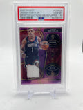 2022-23 Panini Select Jabari Smith Selections Purple Prizm Patch RC /99 PSA 10