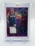 2022-23 Panini Select Jabari Smith Selections Purple Prizm Patch Rookie /99