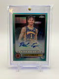 2022-23 Topps McDonald's Chrome Dereck Lively Aqua Prizm Auto Rookie /99
