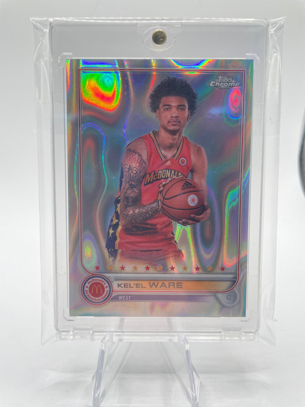 2022-23 Topps McDonald's Chrome Kel'El Ware Lava Refractor Rookie /399