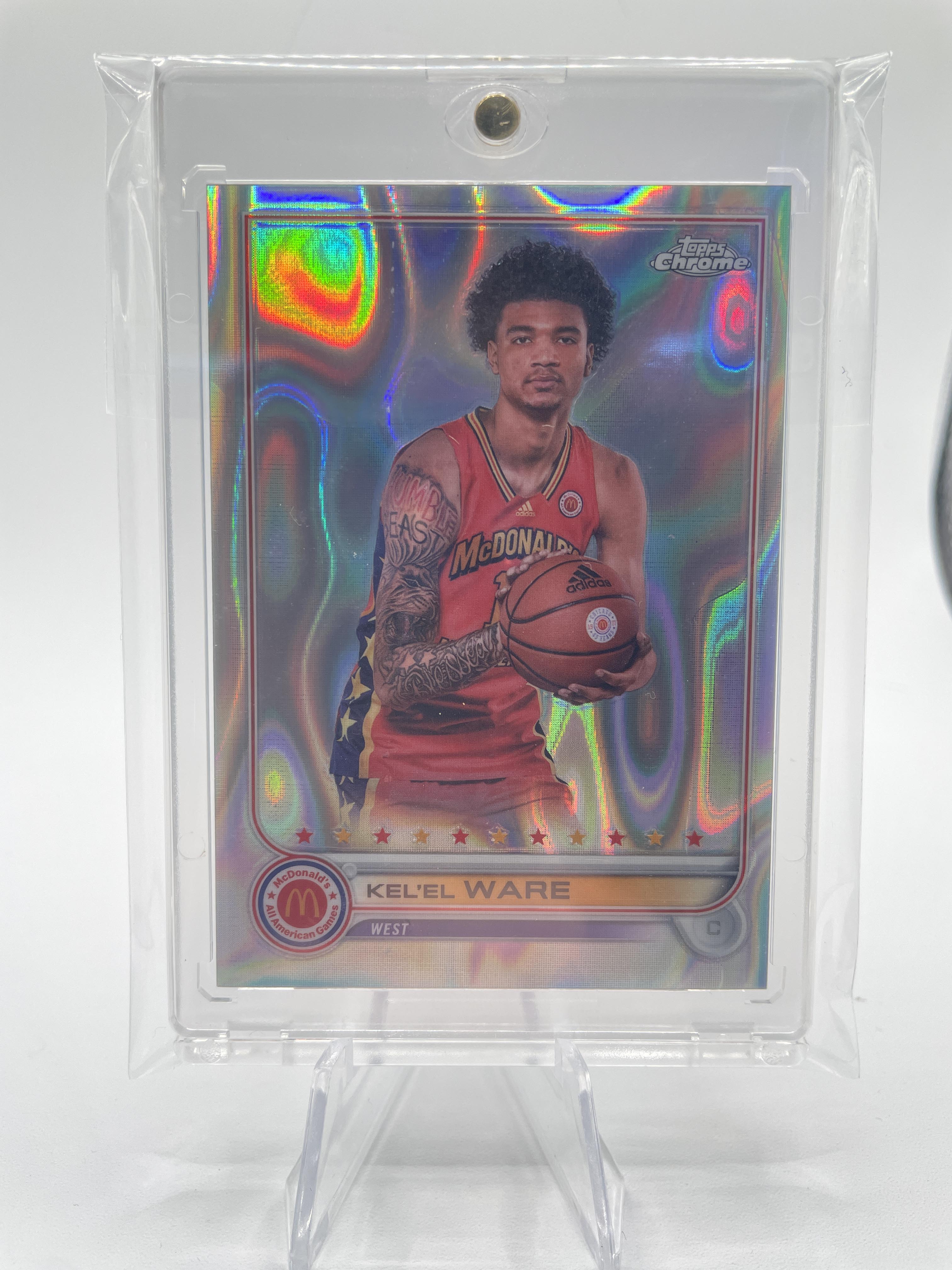 2022-23 Topps McDonald's Chrome Kel'El Ware Lava Refractor Rookie /399