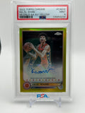 2022-23 Topps McDonald's Chrome Kel'El Ware Yellow Refractor Auto /75 PSA 9 Mint
