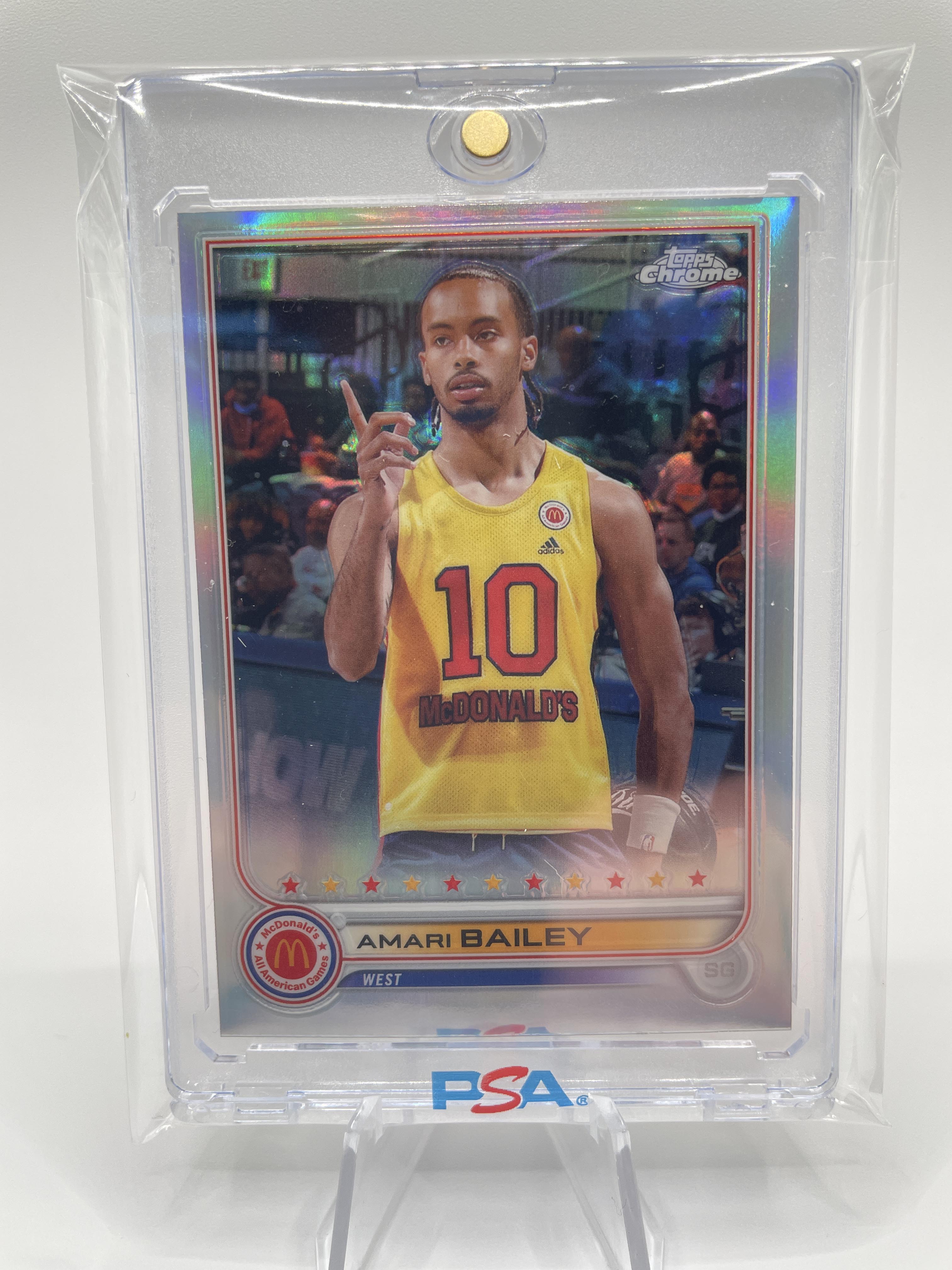 2022-23 Topps Mcdonald's Chrome Amari Bailey Variation SSP + Base Rookies (x23)