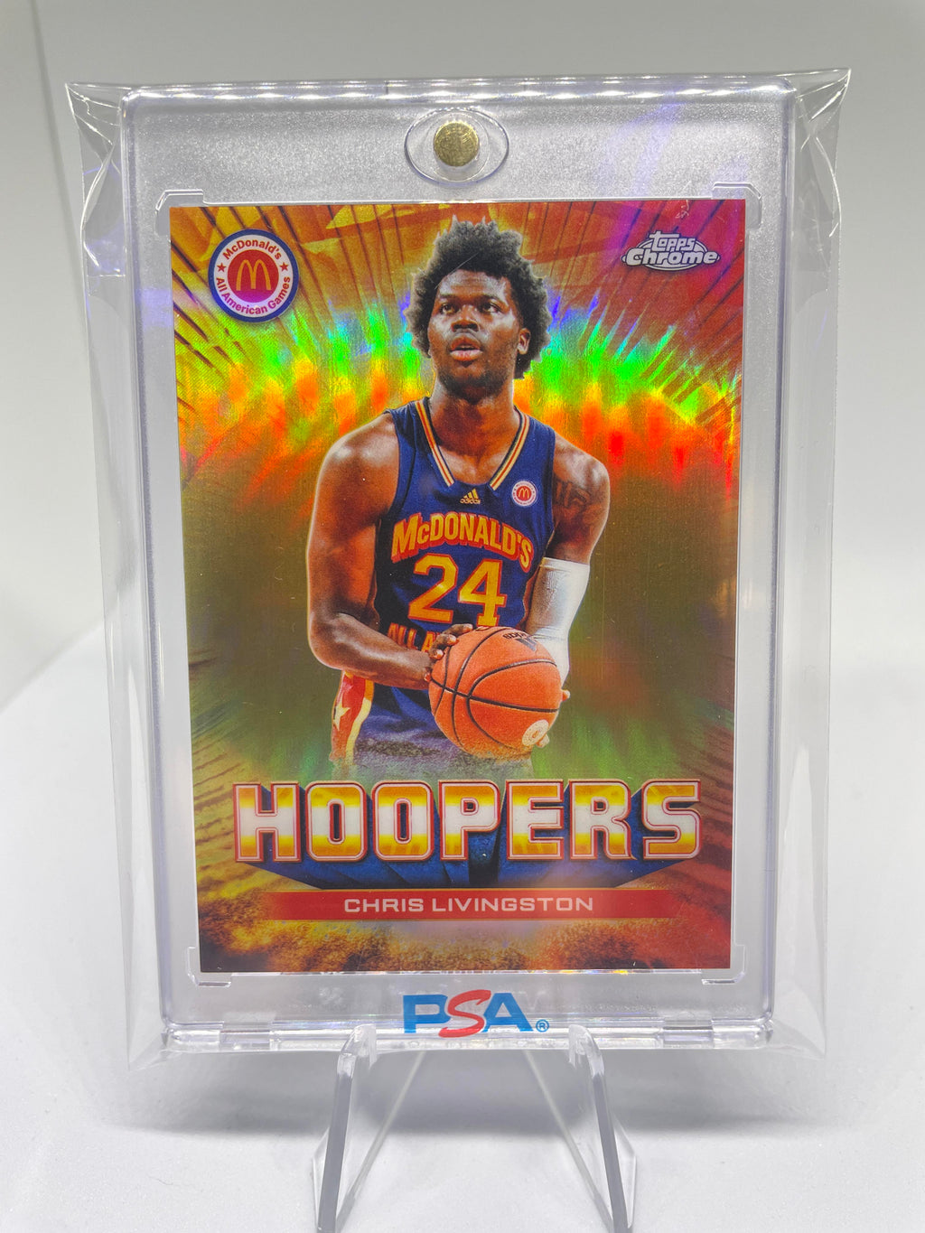 2022-23 Topps Mcdonald's Chrome Chris Livingston Hoopers /50 + Rookie Set (x19)