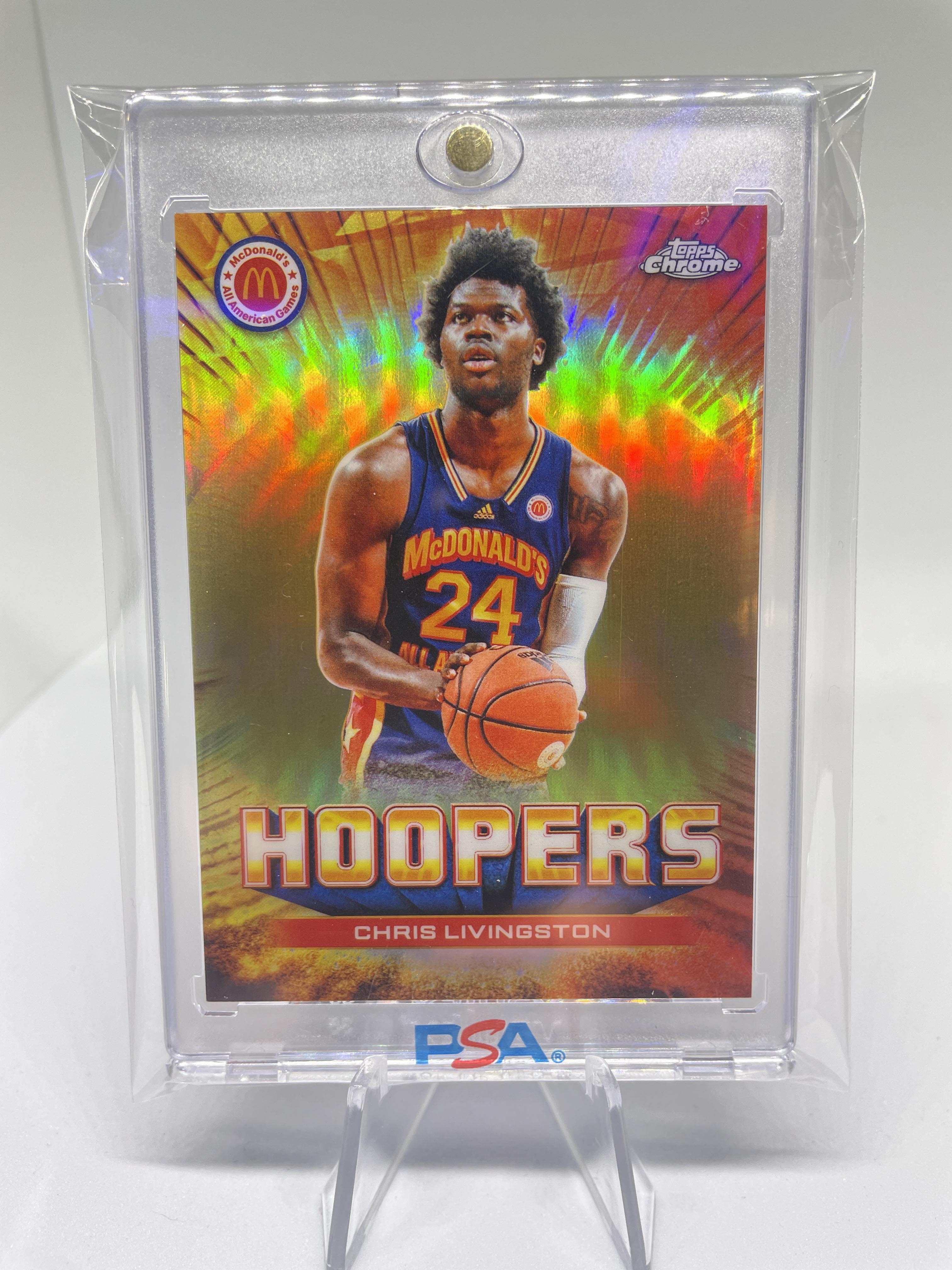 2022-23 Topps Mcdonald's Chrome Chris Livingston Hoopers /50 + Rookie Set (x19)