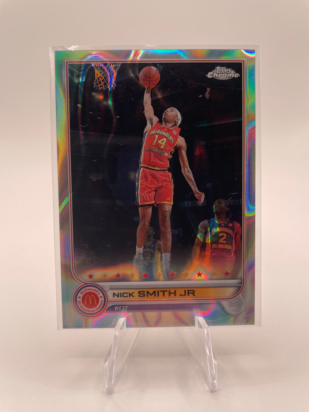 2022-23 Topps McDonald's Chrome Nick Smith Jr. Refractor /399 + Rookie Set (x27)