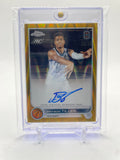 2022-23 Topps OTE Chrome Bryson Tiller Gold Lava Refractor Auto /50