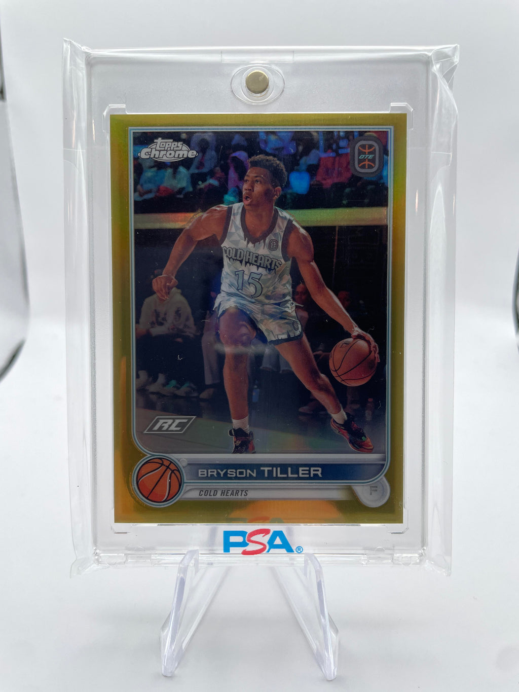 2022-23 Topps OTE Chrome Bryson Tiller Gold Refractor Rookie /50