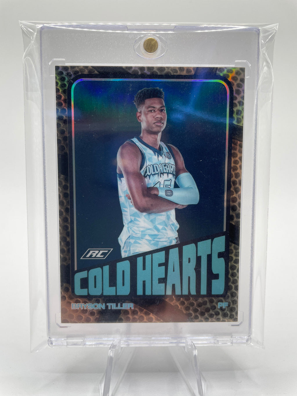 2022-23 Topps OTE Chrome Bryson Tiller Orange Ball City Insert Refractor /25