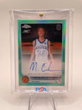 2022-23 Topps OTE Chrome Naasir Cunningham Aqua Refractor Rookie Auto /99 #CA-NC2