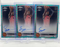 2022-23 Topps OTE Chrome Somto Cyril Aqua OTE Border Refractor Auto /99 Set (x3)