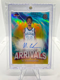 2022-23 Topps OTE Finest Naasir Cunningham Arrivals Gold Rookie Auto /50