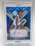 2022-23 Topps OTE Finest Naasir Cunningham Blue Wave Rookie Auto /150
