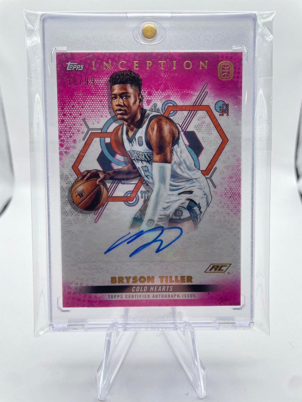 2022-23 Topps OTE Inception Bryson Tiller Magenta Rookie Auto /99 #IA-BT4