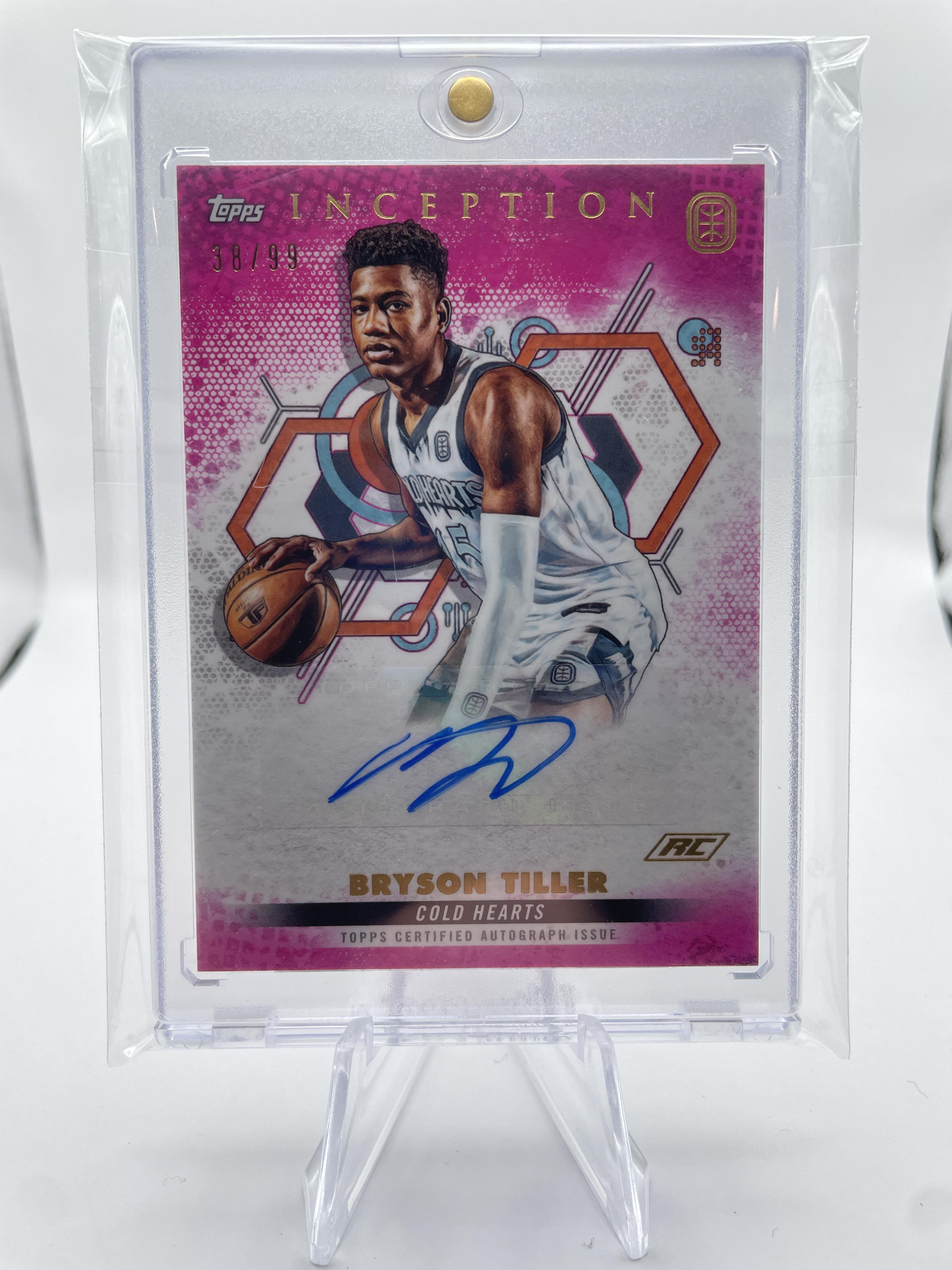 2022-23 Topps OTE Inception Bryson Tiller Magenta Rookie Auto /99 #IA-BT4