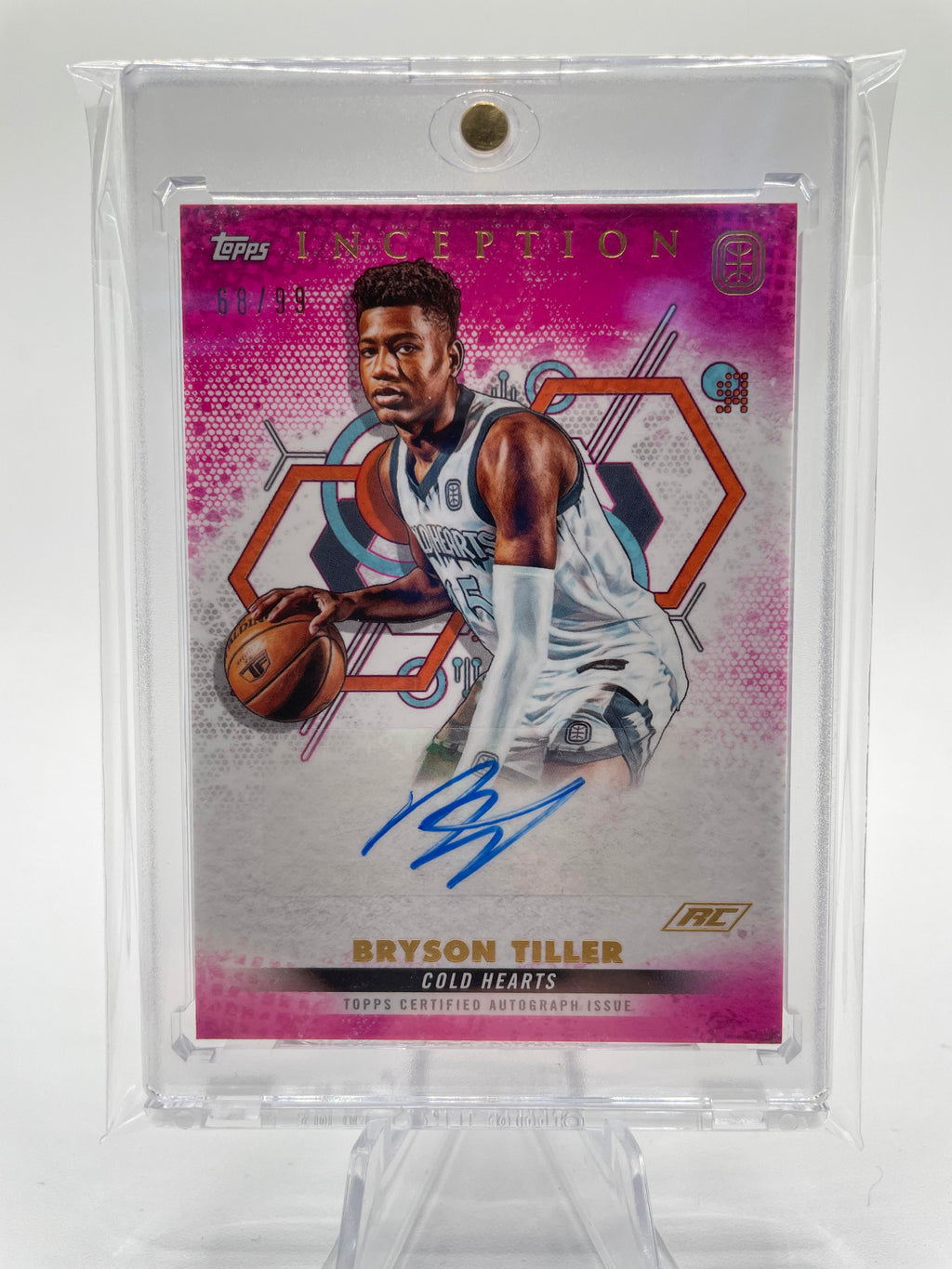 2022-23 Topps OTE Inception Bryson Tiller Magenta Rookie Auto /99 #IA-BT1