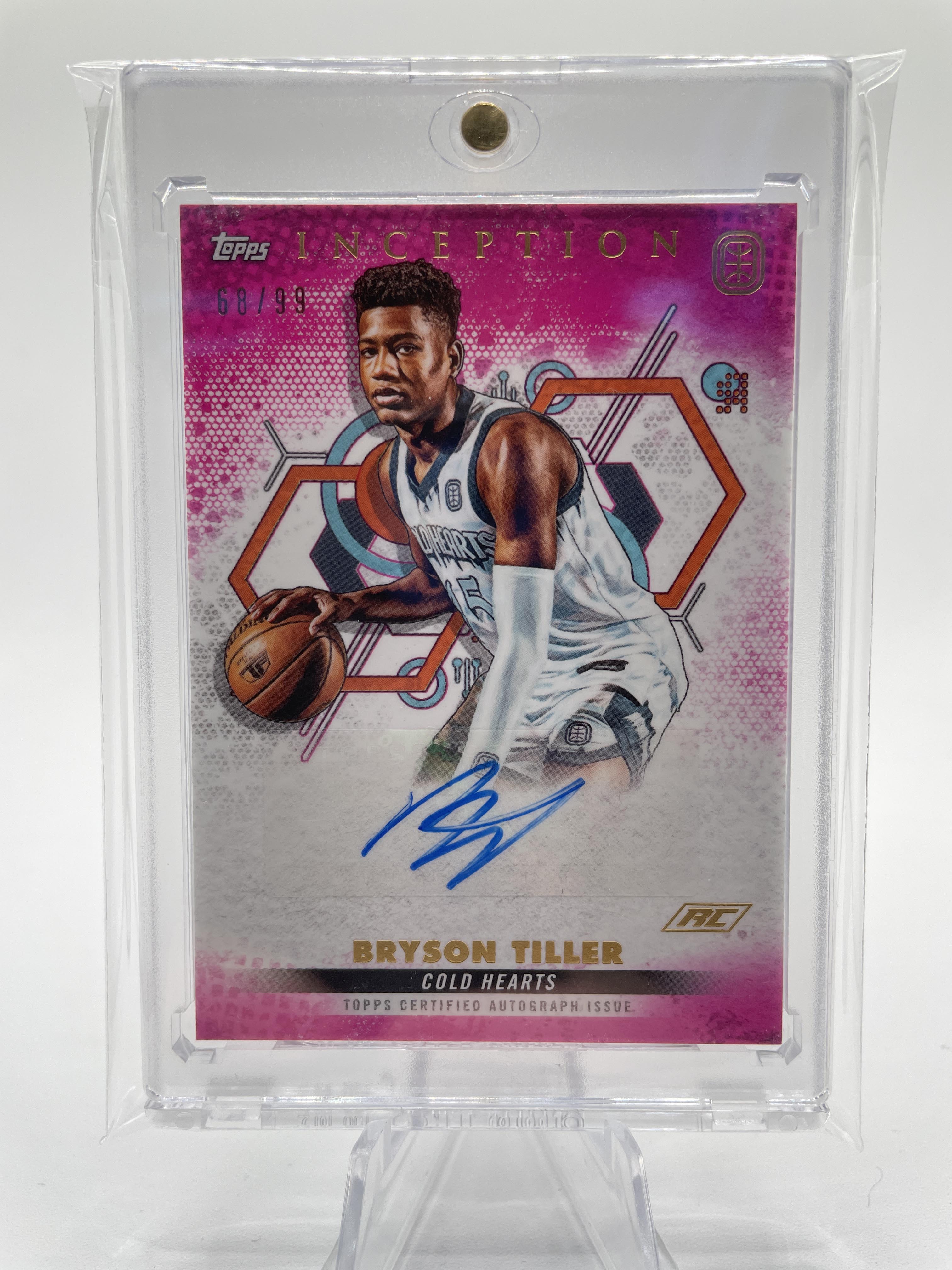 2022-23 Topps OTE Inception Bryson Tiller Magenta Rookie Auto /99 #IA-BT1