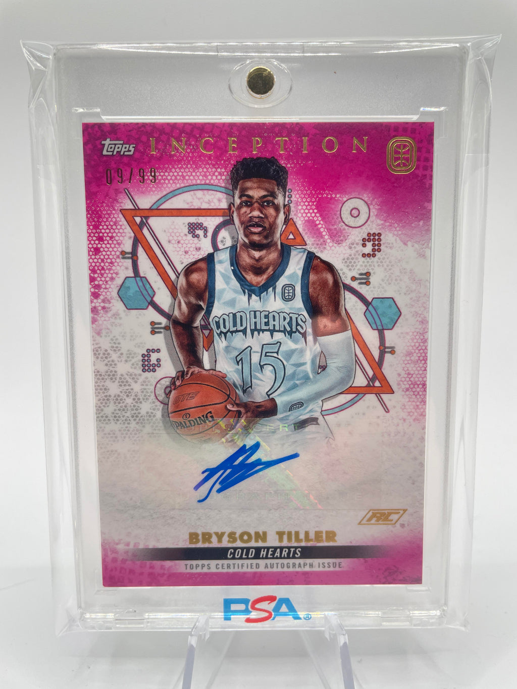 2022-23 Topps OTE Inception Bryson Tiller Magenta Rookie Auto /99 #IA-BT2