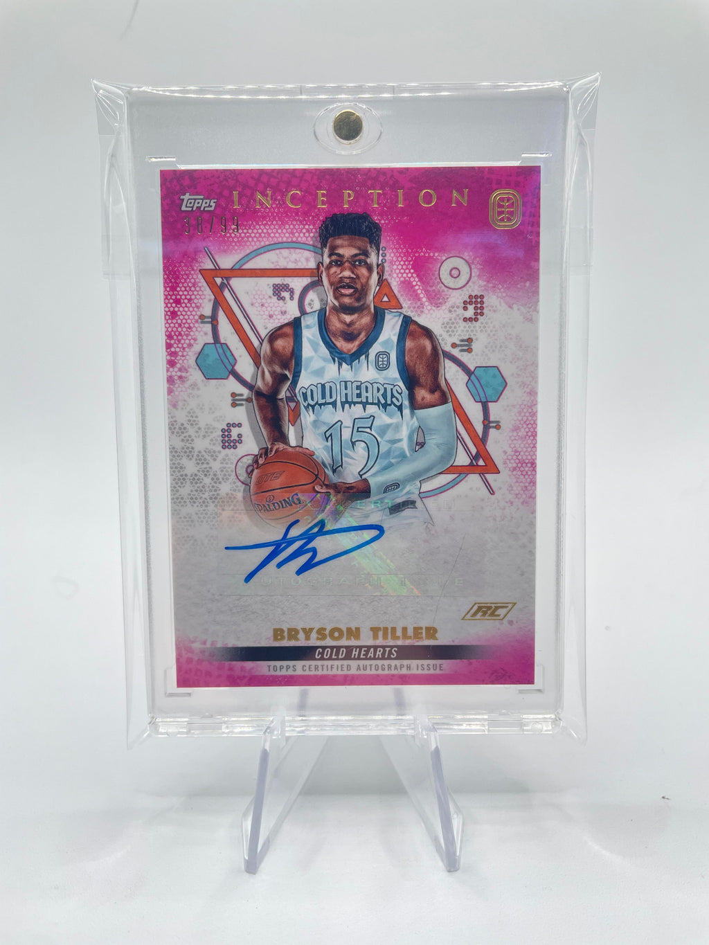 2022-23 Topps OTE Inception Bryson Tiller Magenta Rookie Auto /99 #IA-BT2