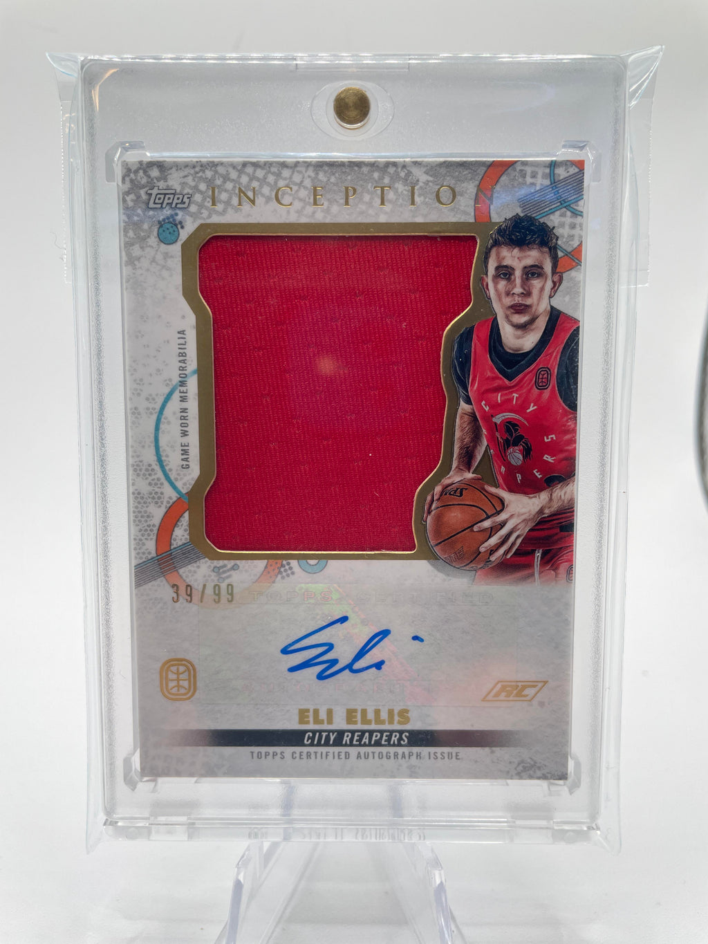 2022-23 Topps OTE Inception Eli Ellis Jumbo Rookie Patch Auto /99