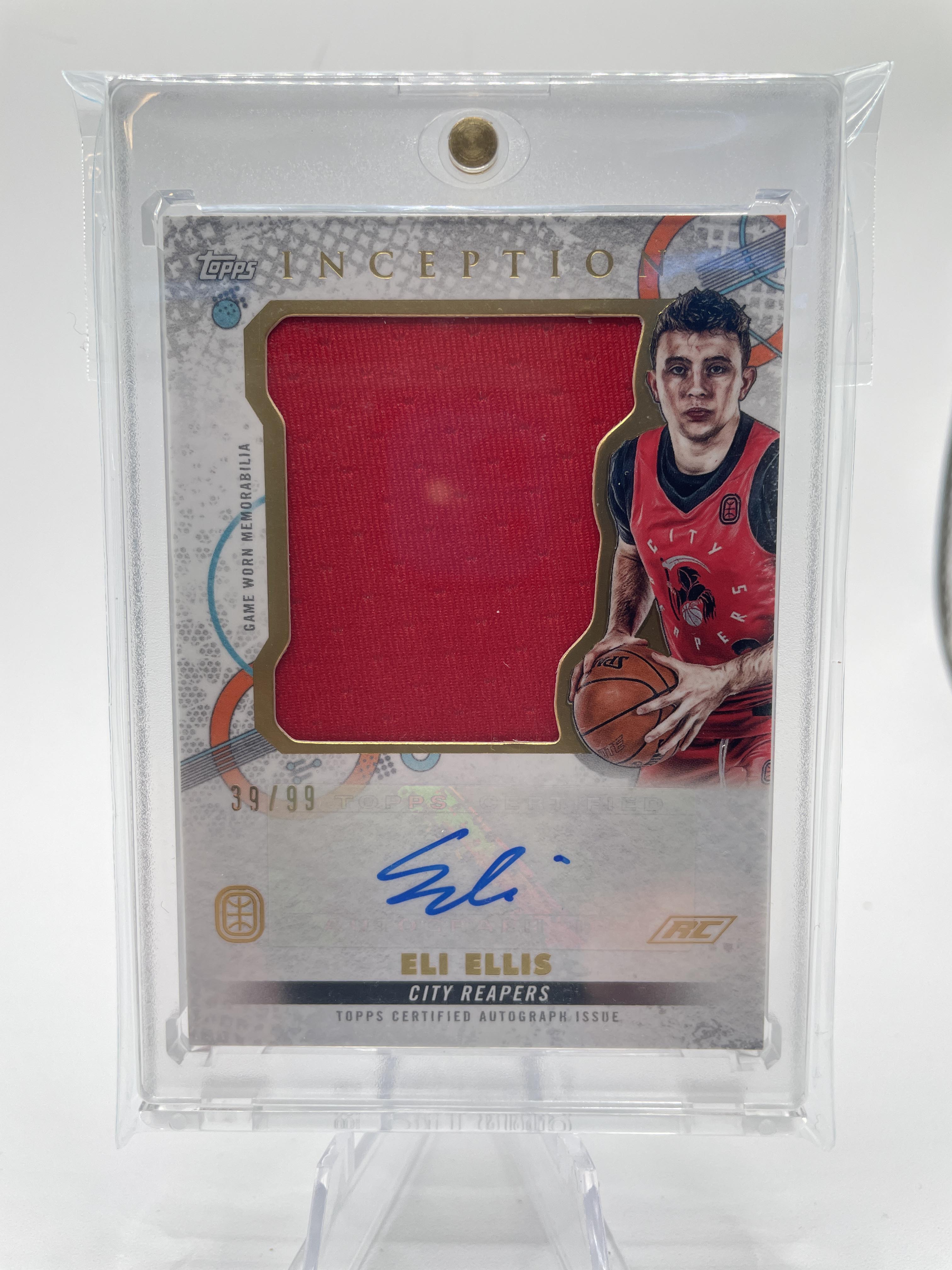 2022-23 Topps OTE Inception Eli Ellis Jumbo Rookie Patch Auto /99