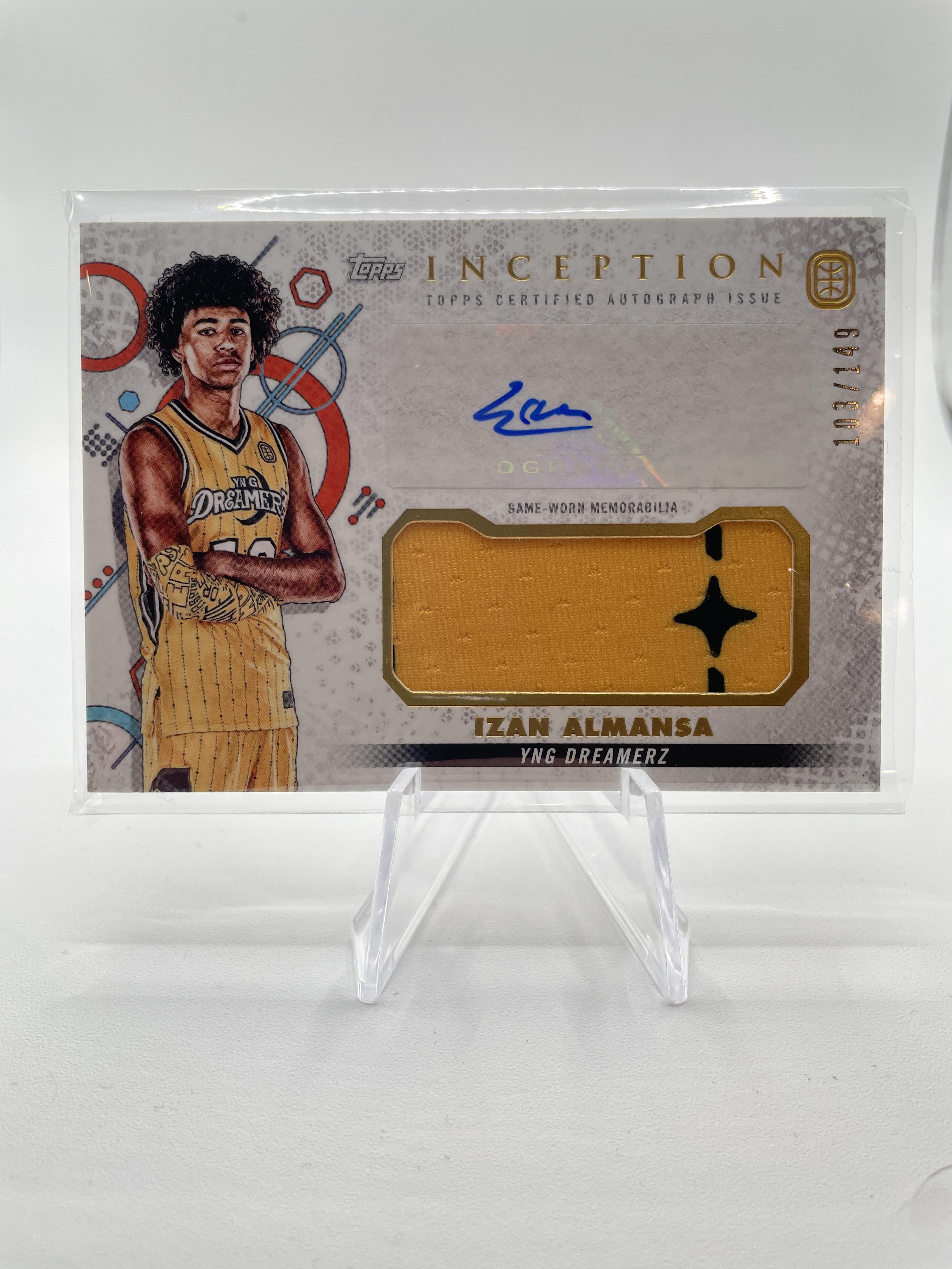 2022-23 Topps OTE Inception Izan Almansa Rookie Patch Auto RPA /149