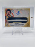2022-23 Topps OTE Inception Jalen Lewis Cloth Collaborations Gold Patch Auto /50