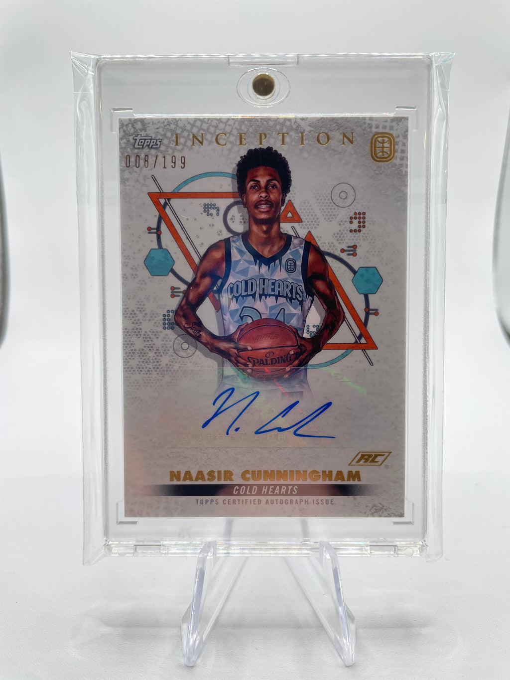 2022-23 Topps OTE Inception Naasir Cunningham Base Rookie Auto /199 #IA-NC3