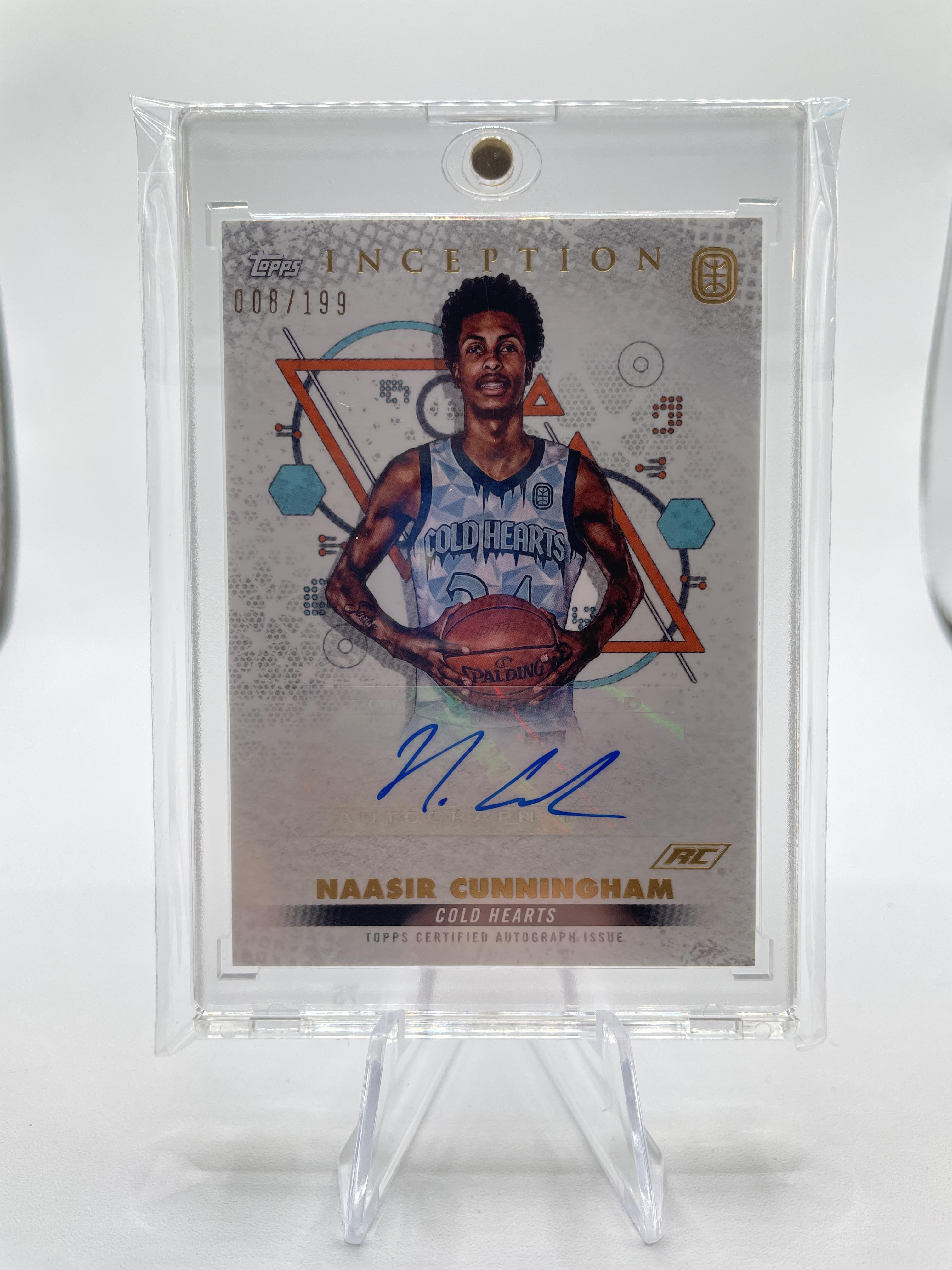 2022-23 Topps OTE Inception Naasir Cunningham Base Rookie Auto /199 #IA-NC3