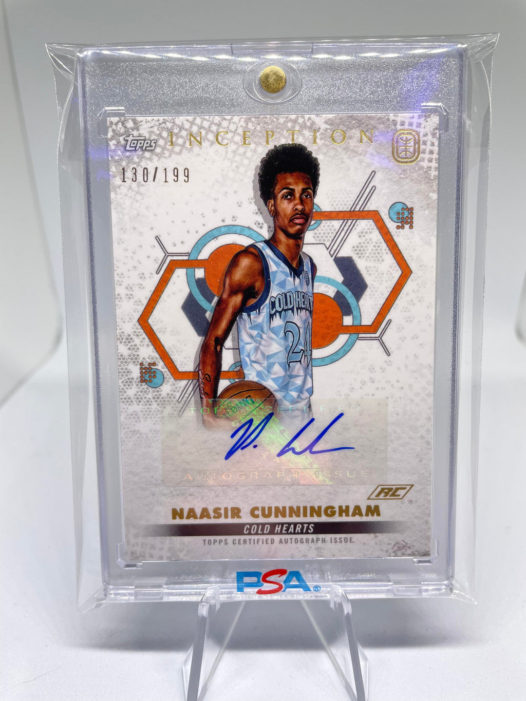 2022-23 Topps OTE Inception Naasir Cunningham Base Rookie Auto /199 #IA-NC3