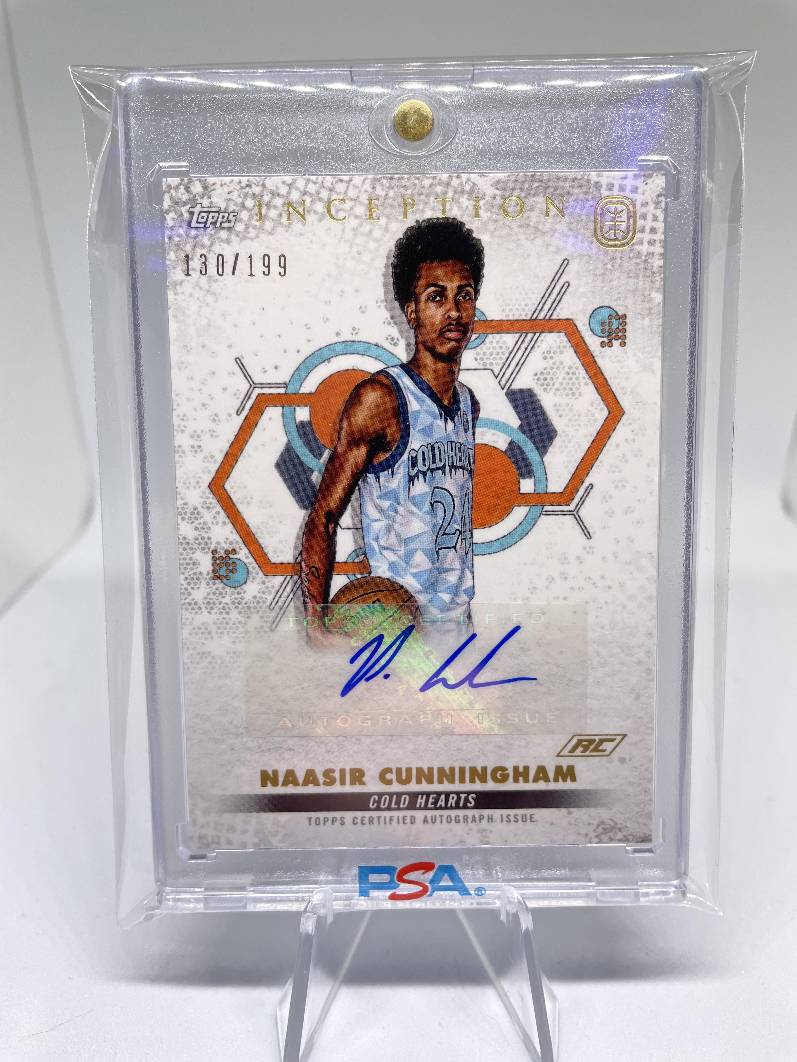 2022-23 Topps OTE Inception Naasir Cunningham Base Rookie Auto /199 #IA-NC3