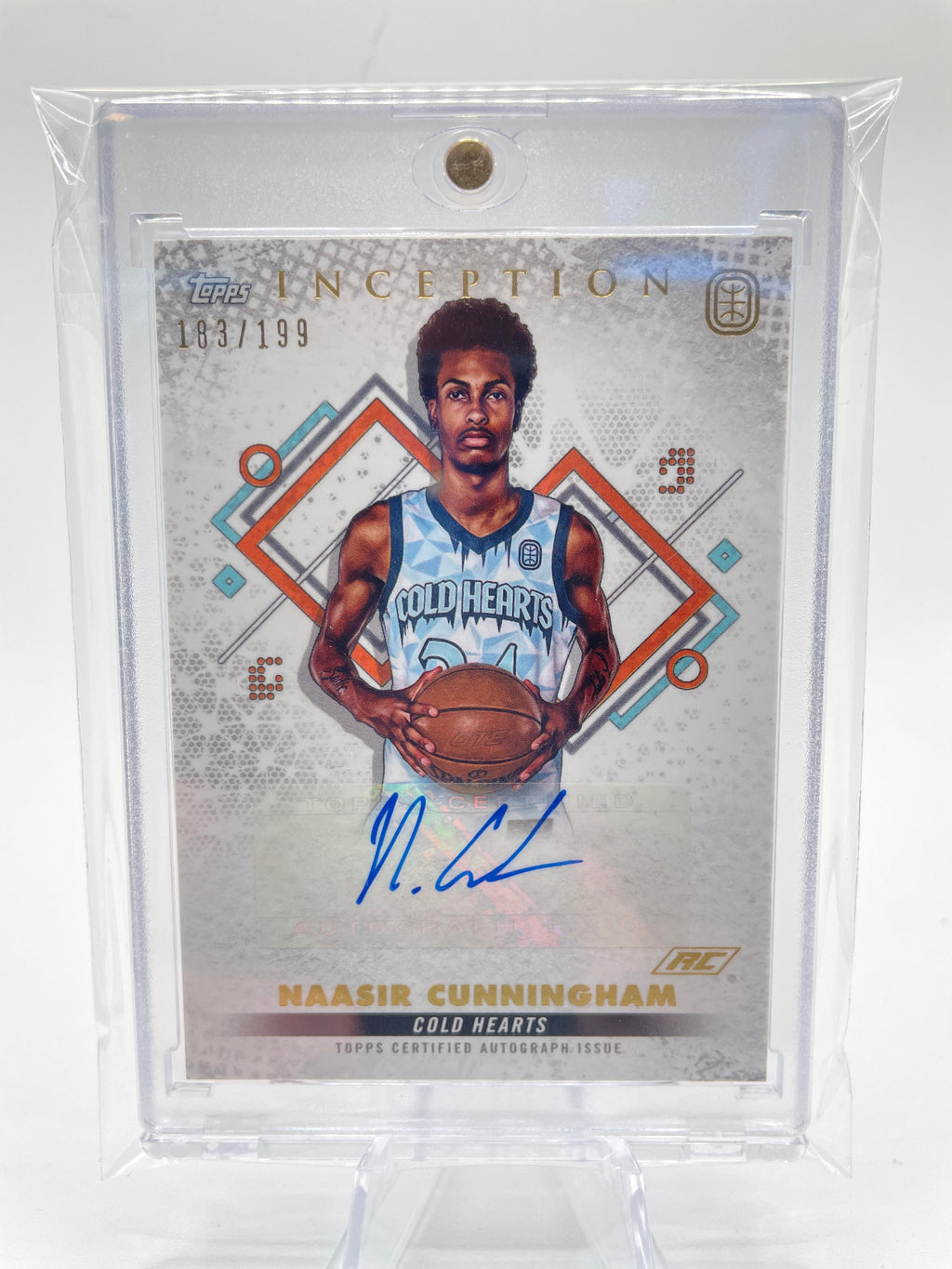 2022-23 Topps OTE Inception Naasir Cunningham Base Rookie Auto /199 #IA-NC3