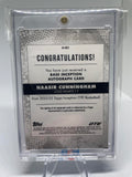2022-23 Topps OTE Inception Naasir Cunningham Blue Rookie Auto /25 #IA-NC2