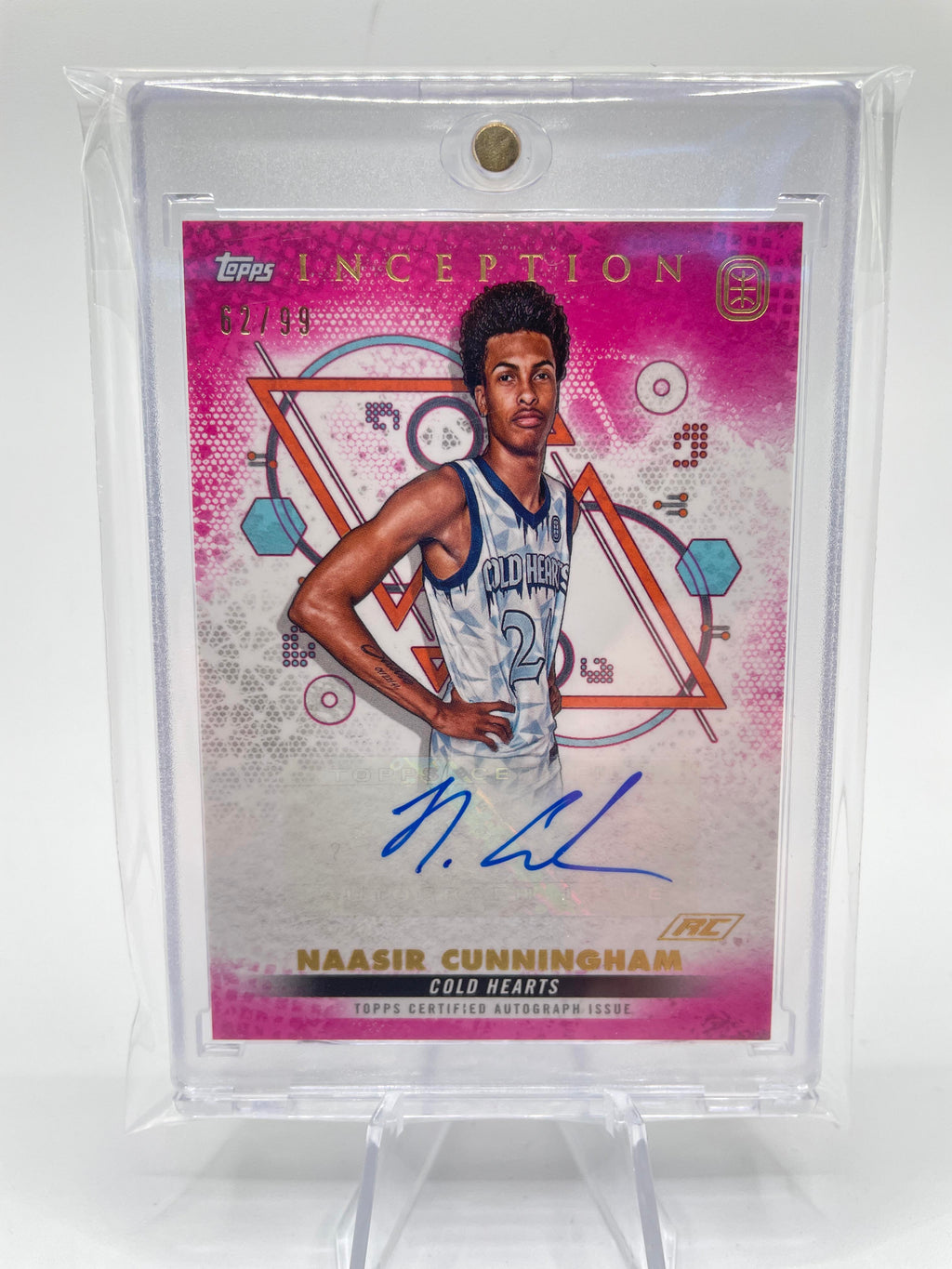 2022-23 Topps OTE Inception Naasir Cunningham Magenta Rookie Auto /99 #IA-NC1
