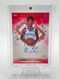2022-23 Topps OTE Inception Naasir Cunningham Red Foil Rookie Auto /75 #IA-NC1