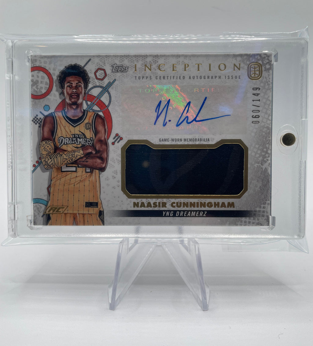 2022-23 Topps OTE Inception Naasir Cunningham Rookie Patch Auto /149 #IARC-NC1