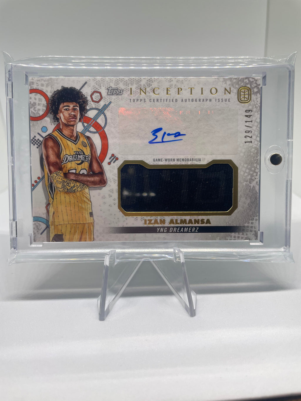 2022-23 Topps OTE Overtime Elite Inception Izan Almansa Rookie Patch Auto /149 #IARC-IA1
