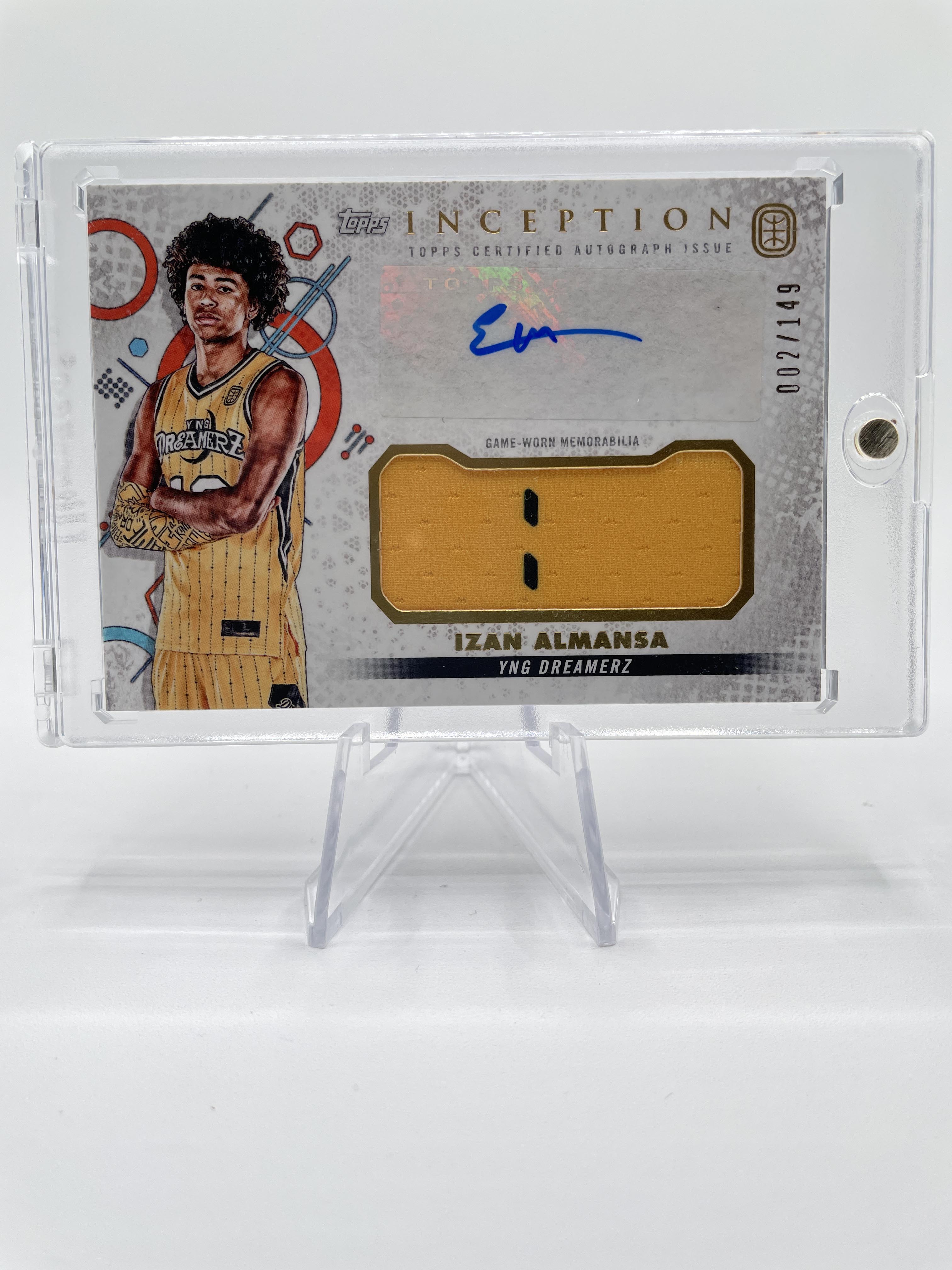 2022-23 Topps OTE Overtime Elite Inception Izan Almansa Rookie Patch Auto /149 #IARC-IA2