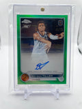 2022-23 Topps Overtime Elite OTE Chrome Bryson Tiller Green Refractor Auto /75