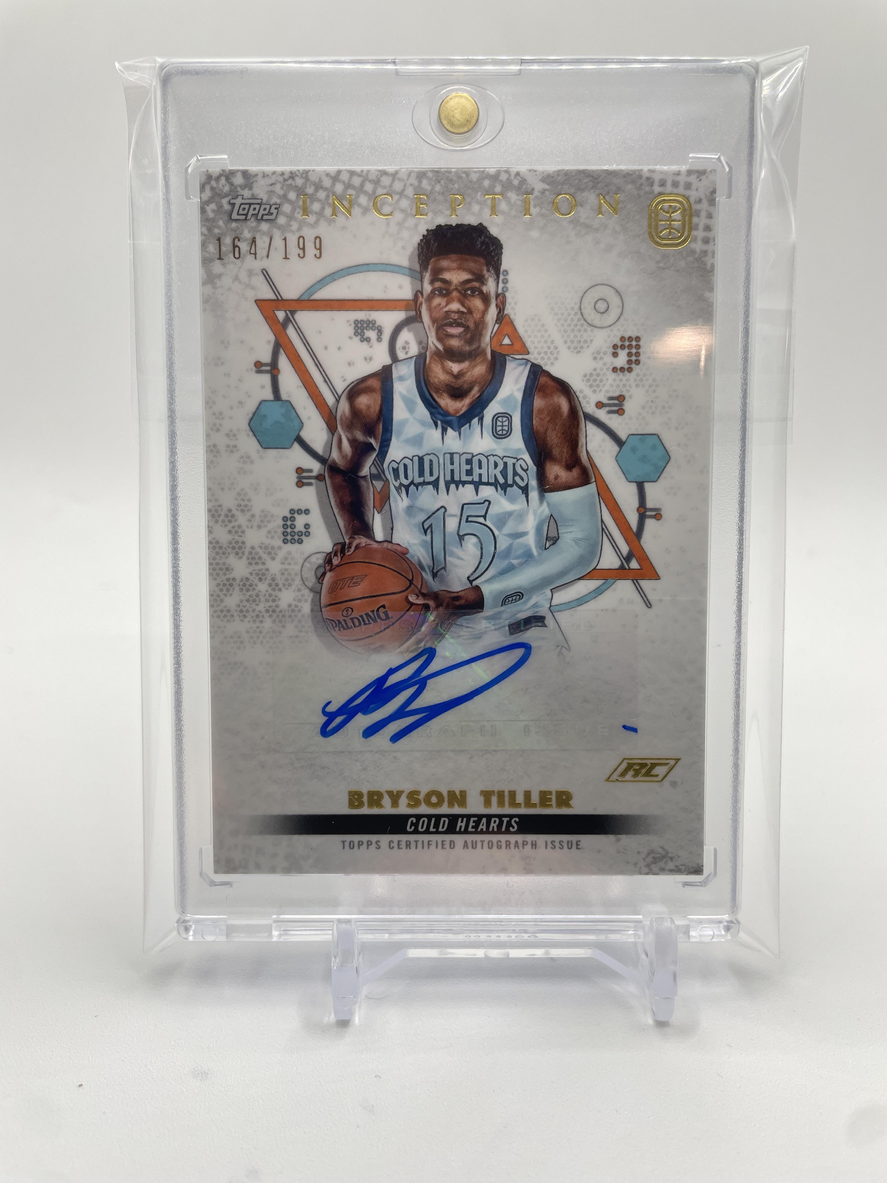 2022-23 Topps Overtime Elite OTE Inception Bryson Tiller Base Rookie Auto /199 #IA-BT4