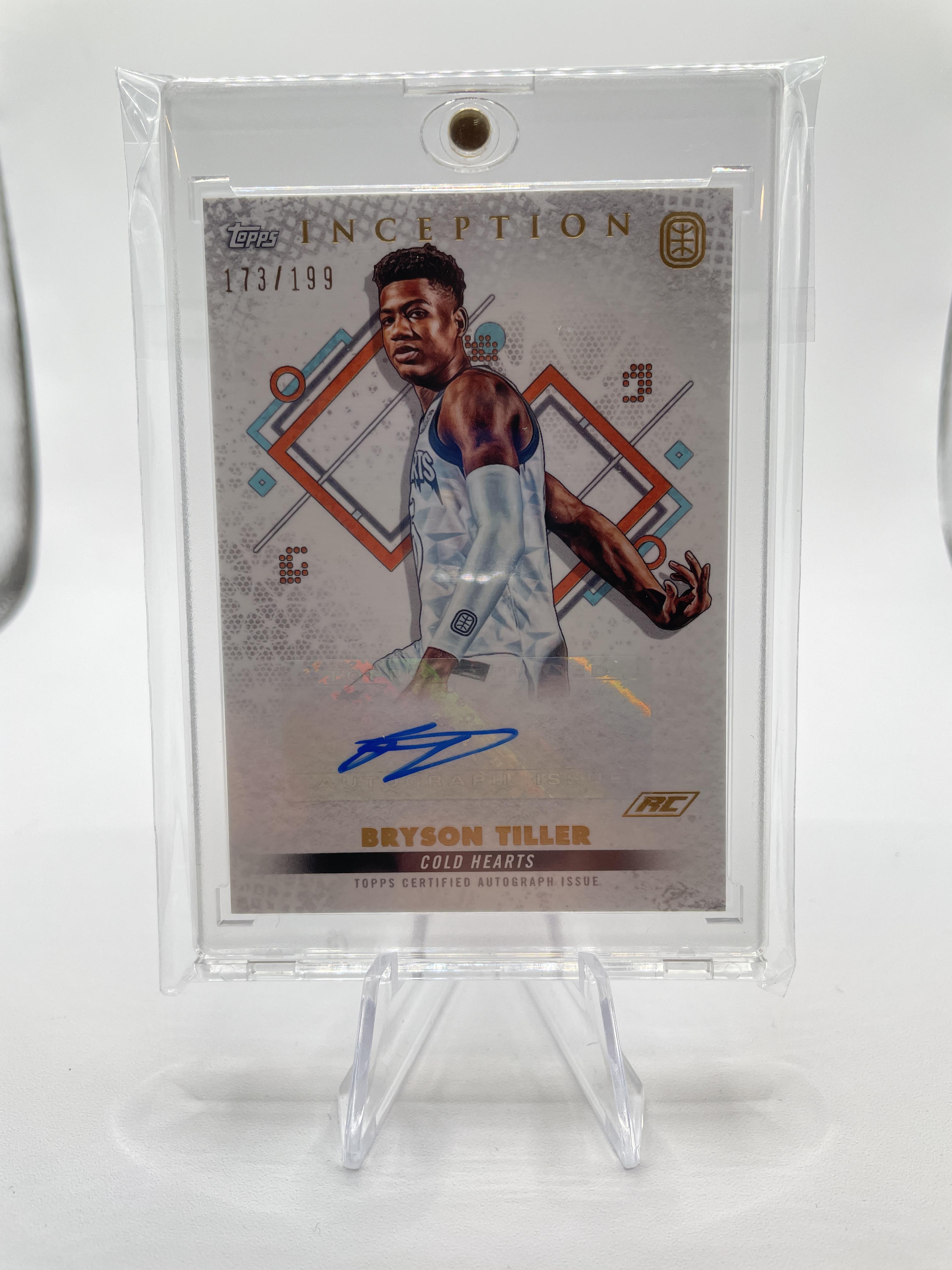 2022-23 Topps Overtime Elite OTE Inception Bryson Tiller Base Rookie Auto /199 #IA-BT3