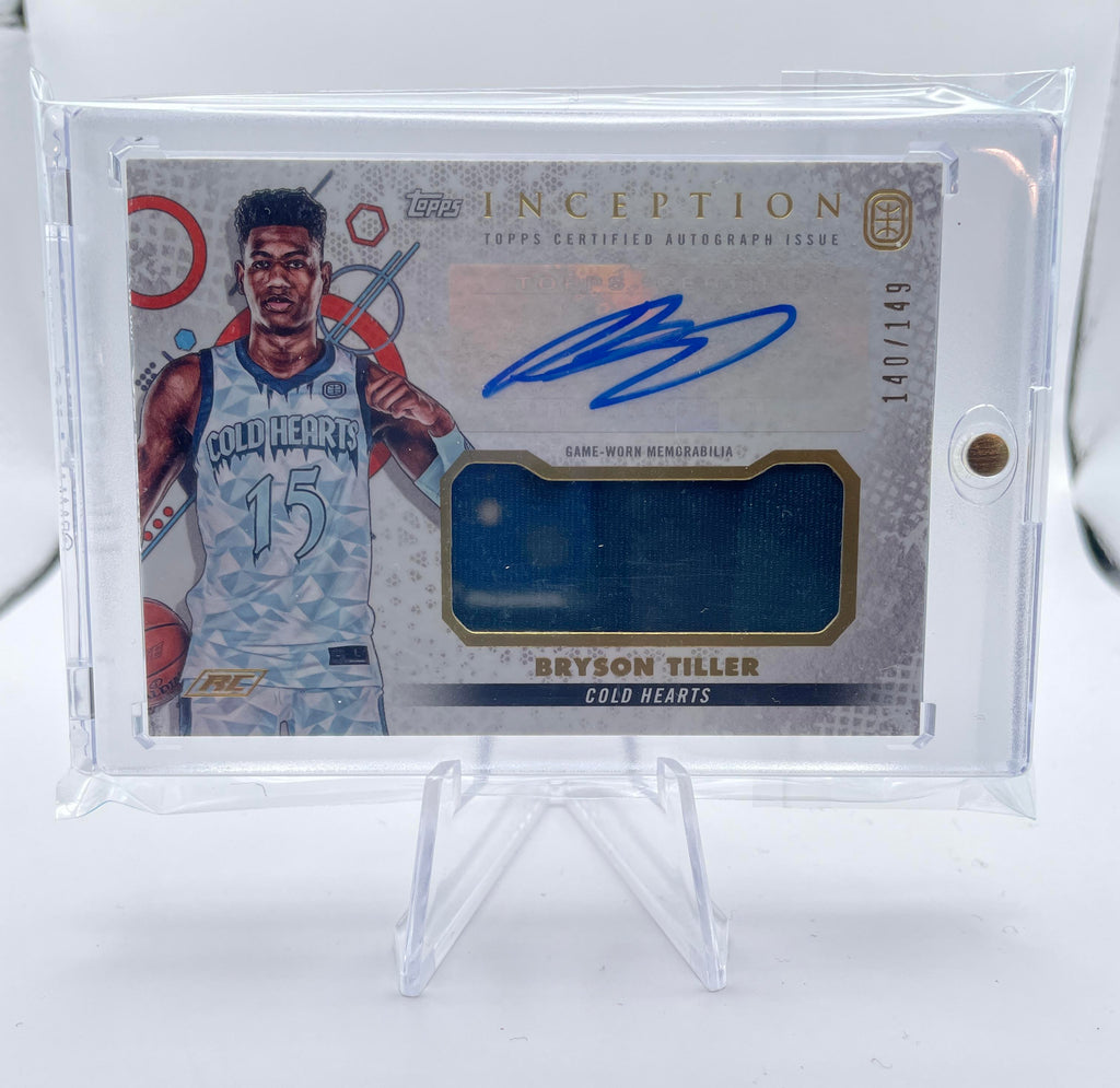 2022-23 Topps Overtime Elite OTE Inception Bryson Tiller Rookie Patch Auto /149 #IARC-BT3