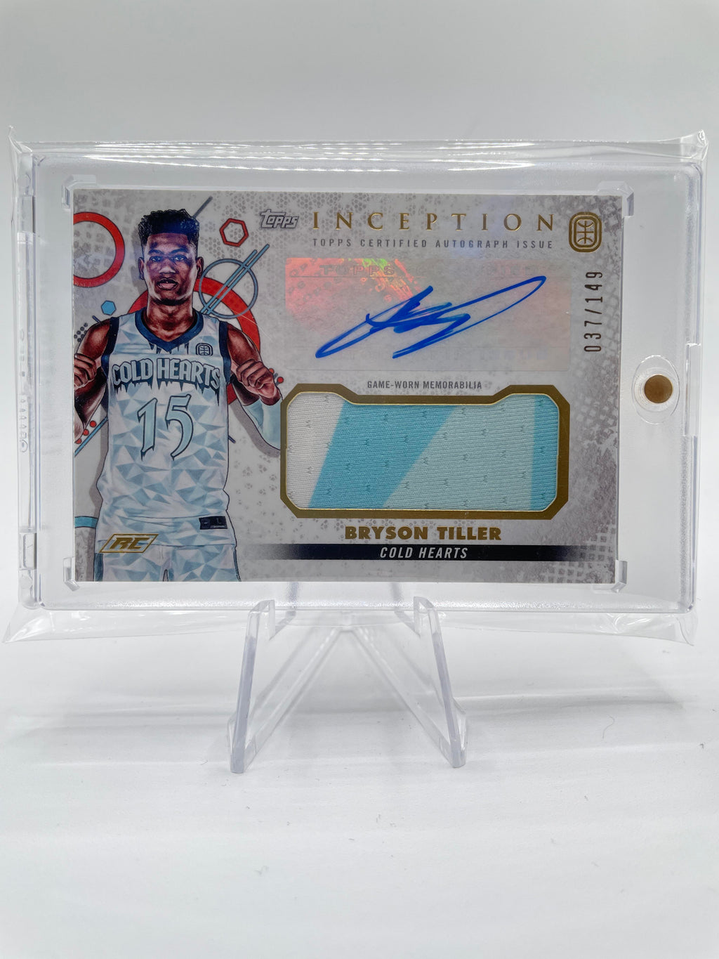2022-23 Topps Overtime Elite OTE Inception Bryson Tiller Rookie Patch Auto /149 #IARC-BT1