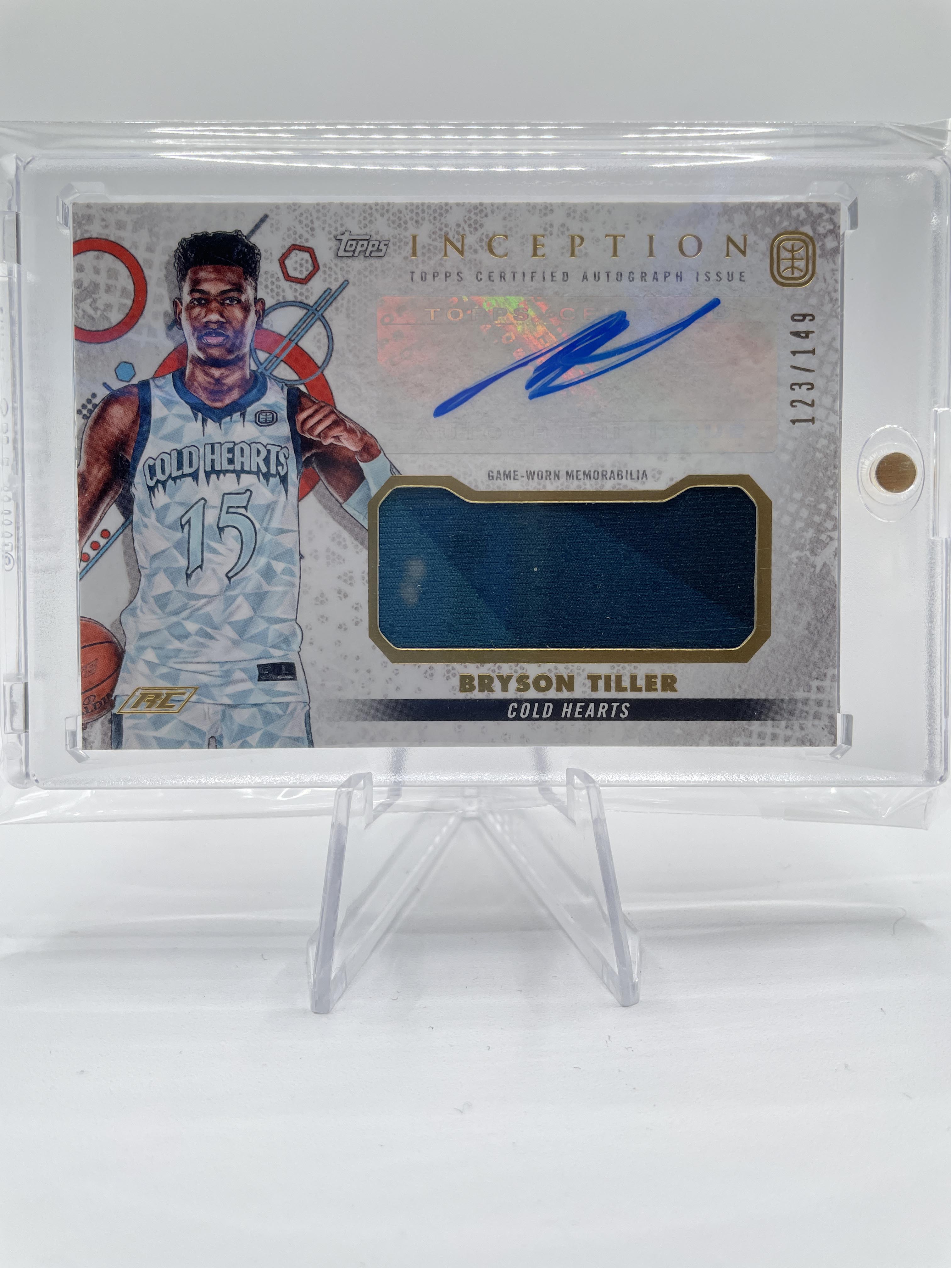 2022-23 Topps Overtime Elite OTE Inception Bryson Tiller Rookie Patch Auto /149 #IARC-BT1