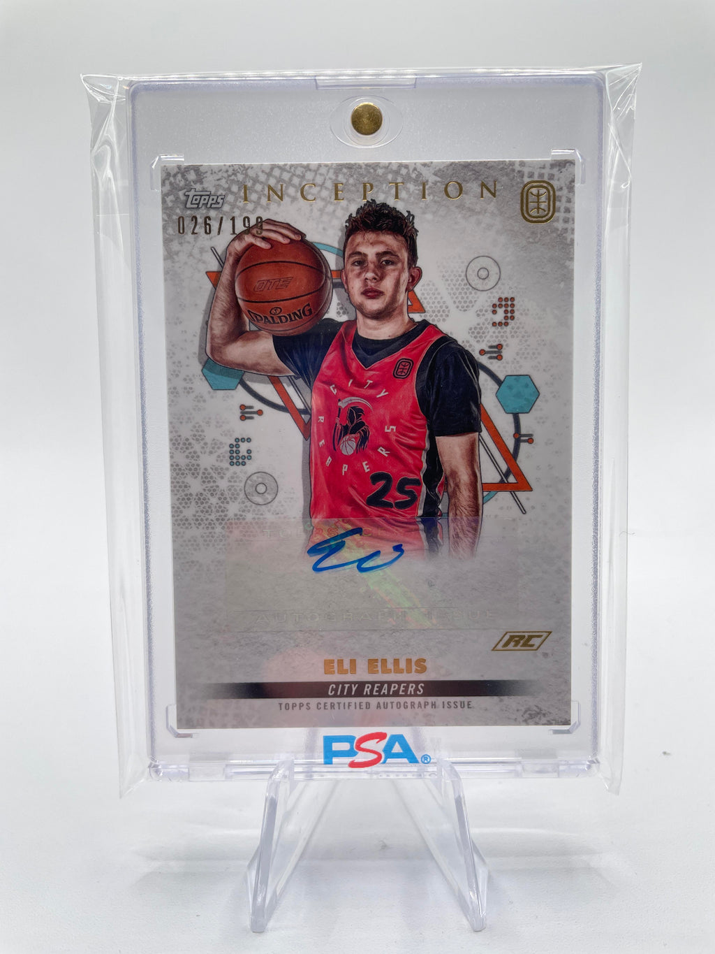 2022-23 Topps Overtime Elite OTE Inception Eli Ellis Base Rookie Auto /199