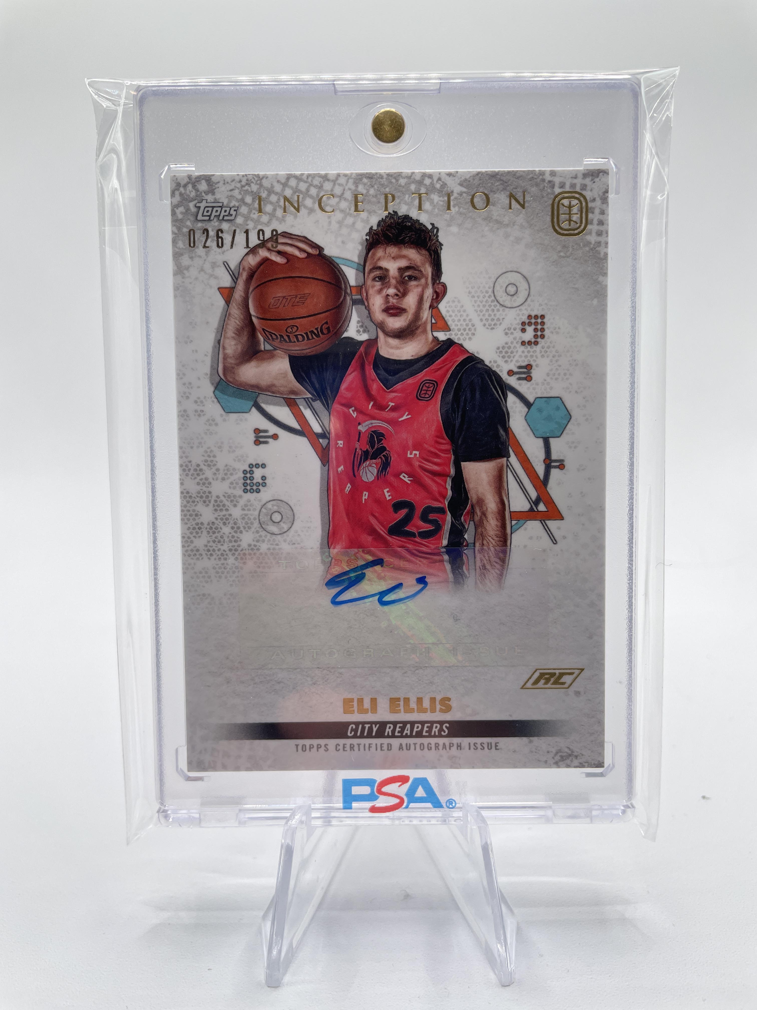 2022-23 Topps Overtime Elite OTE Inception Eli Ellis Base Rookie Auto /199