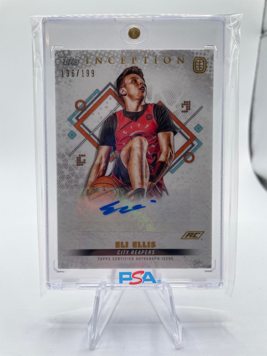 2022-23 Topps Overtime Elite OTE Inception Eli Ellis Base Rookie Auto /199
